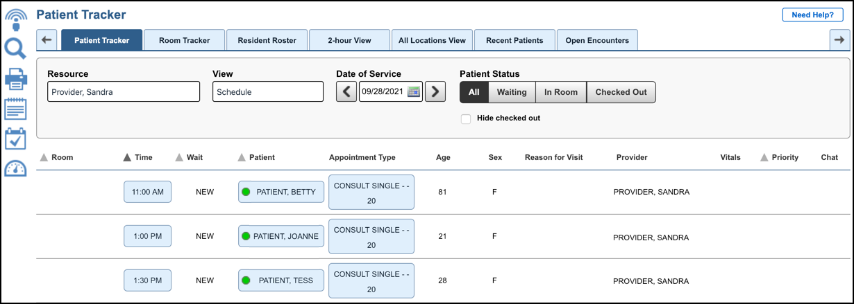 NextGen Office Patient Tracker